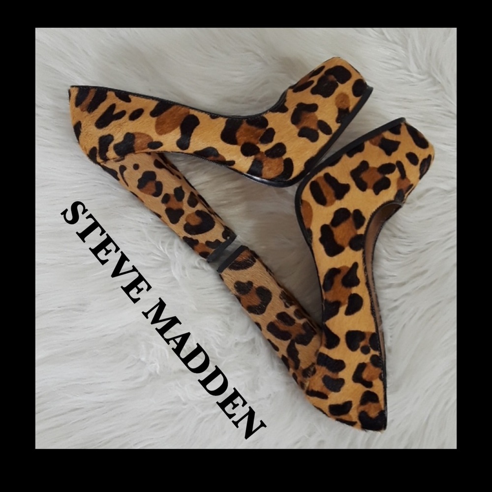 STEVE MADDEN PONY HAIR SARINA HEEL'S